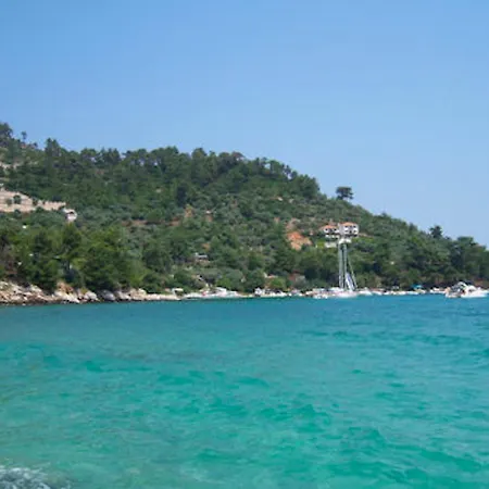 Room In Studio - Hotel Georgia - Elegent Rooms Near The Golden Beach In Thassos Island Pensjonat Chrysi Ammoudia